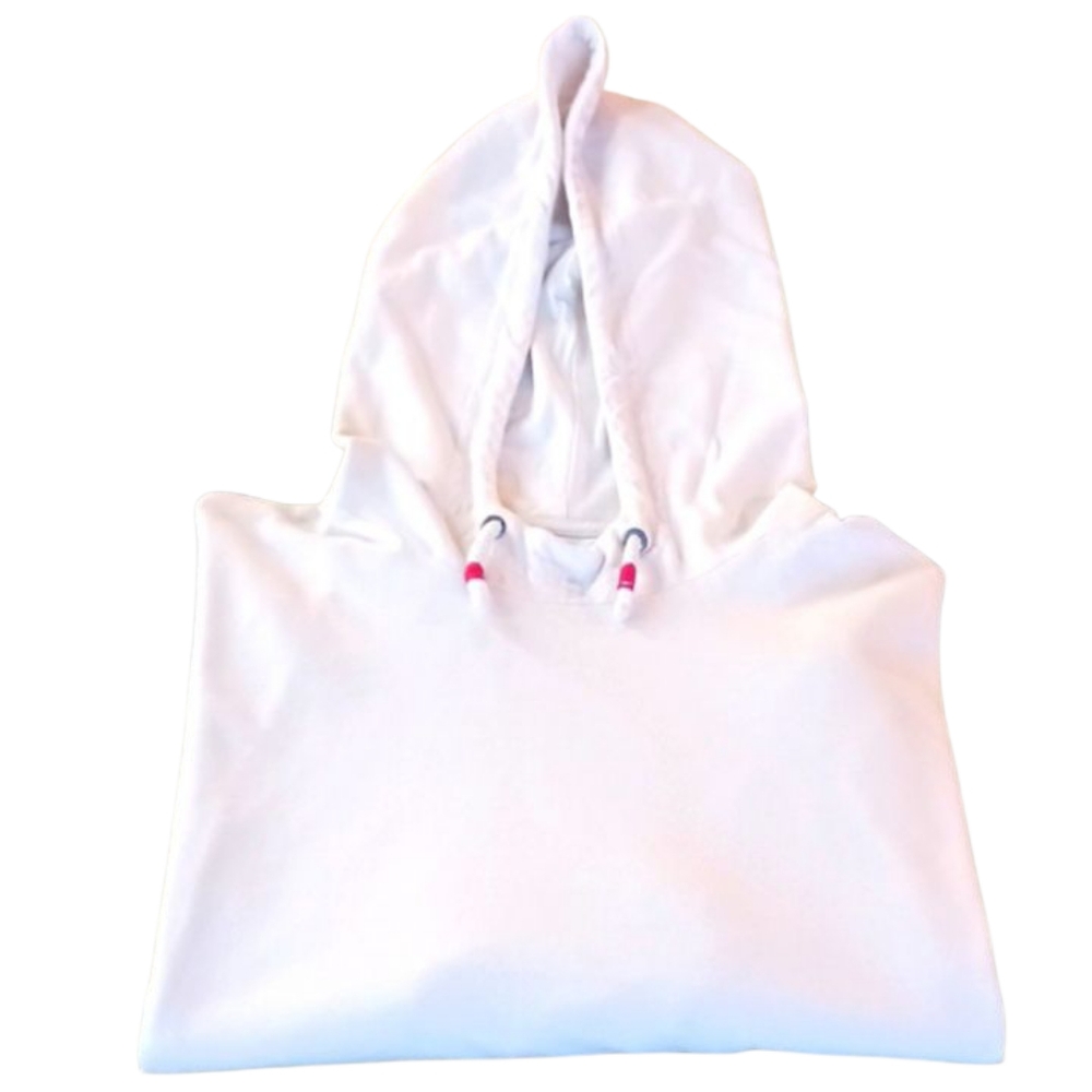 JETLAG OffWhite Hoodie-Short Sleeve, Large, Offwhite.